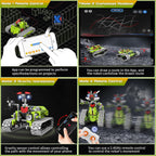 5 in 1 STEM Robot Building Kit, APP & Remote Control Robotics Building Toys, 705 Pcs DIY Building Robot/RC Car/Tank with Light, Building Toy Gifts for Boys Girls Kids 8-16 Science Learning