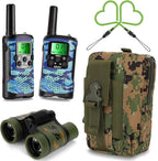 Walkie Talkies for Kids Toys for Boys Aged 5+ Outdoor Toys 2 Way Radio 22 Channel 3 Miles Range for Camp Hunt Adventure Game Birthday 6 7 8 9 10 Year Old Boys Gifts (Blue)