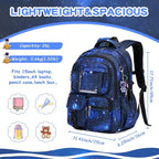 Kids Backpack for Girls Boys School Bags for Middle School Students Book Bag for Elementary Primary Kawaii Ita Backpack, Galaxy Astronaut