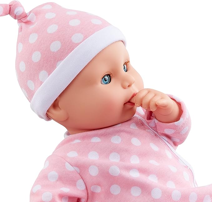 Melissa & Doug Mine to Love Twins Luke & Lucy 15” Light Skin-Tone Boy and Girl Baby Dolls with Rompers, Caps, Pacifiers - Twin Baby Dolls, First Baby Dolls for Toddlers 18 Months and Up