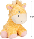 GUND Baby Safari Friends Giraffe Keywind Musical Plush, Plays Brahms’ Lullaby, Stuffed Animal Sensory Toy for Ages 10 Months and Up, Yellow, 9”