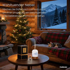 Aromatherapy Essential Oil Diffuser with Lavender Oils, 6 in 1 Ultrasonic 100ML Aromatherapy Scent Humidifier Vaporizer with Dense fine Mist, Timer, Auto-Off (Winter-Lavender)