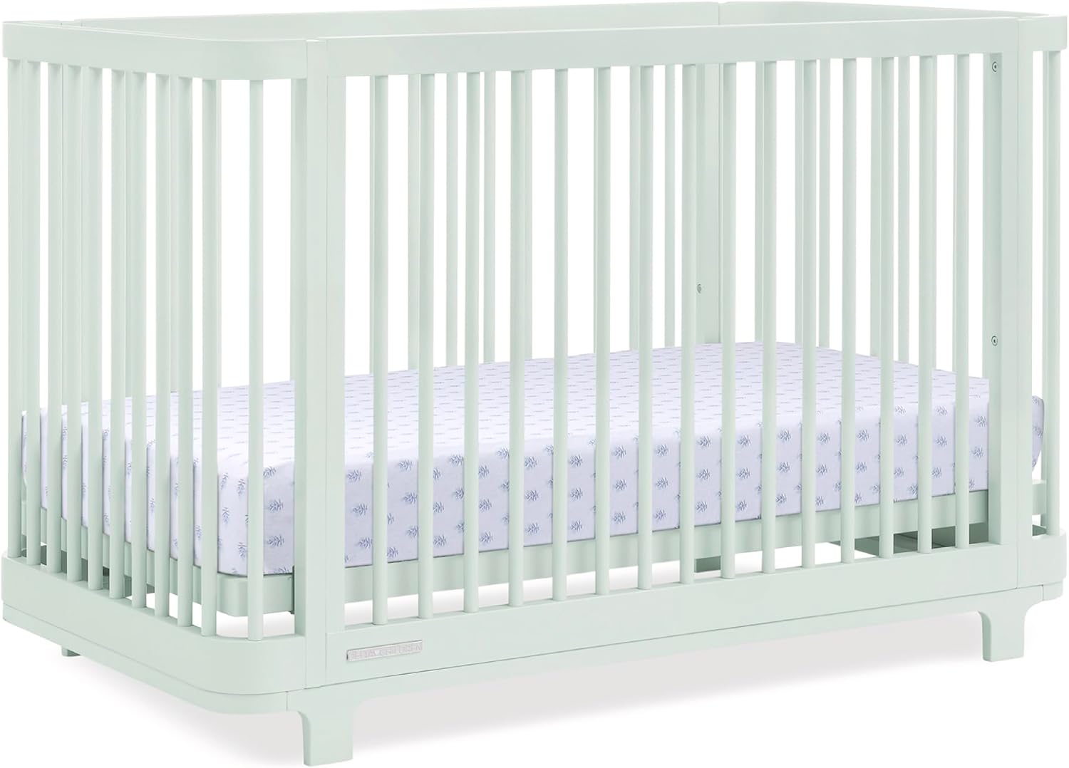 Delta Children Nest 4-in-1 Convertible Crib, Light Sage