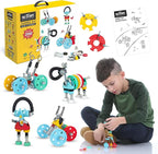 The Off Bits Educational STEM Toys for 6+: Robot Toy Building Sets, 3-in-1 Engineering Kit for Boys and Girls, Build Your Own STEM Building Toys with Endless Possibilities (Jumbo Kit)