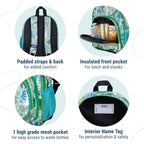 Wildkin 12-inch Kids Backpack – Padded, Adjustable, Ideal for Daycare & Travel - Dinomite Dinosaurs