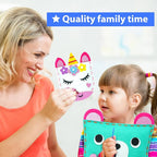 KRAFUN My First Sewing Kit for Beginner Kids Arts & Crafts, 7 Easy DIY Projects of Stuffed Animal Dolls and Plush Pillow Craft, Instructions & Felt, Gift for Girls, Boys, Learn to Sew, Embroidery