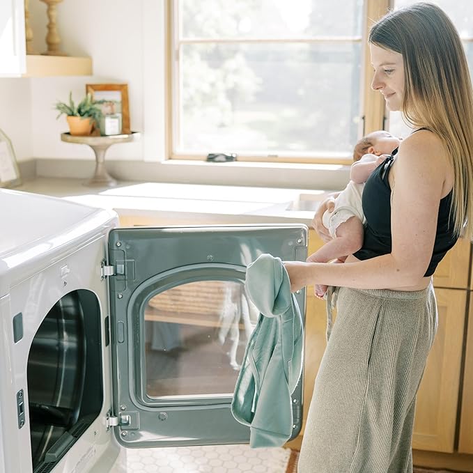 Dr. Brown's Feeding and Nursing Lap Support Pillow with Cover, Premium Memory Foam, Responsive Firm Support, Storm Green