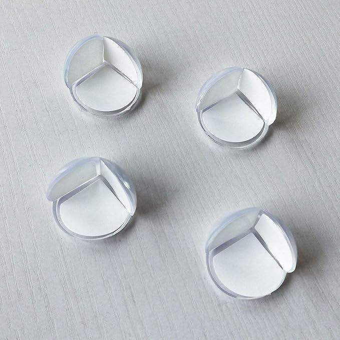 Clear Corner Protectors for Baby Safety, Transparent Furniture Edge Guards, Cushioned Protection for Tables, Soft Bumpers (24)