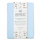 HonestBaby unisex-baby Fitted Crib Sheets Set Standard Mattress, 100% Organic Cotton Baby Boys, Girls, Neutral, 1 Pack - Light Pink, One Size