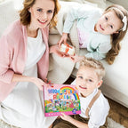 NASHRIO Wooden Educational Jigsaw Puzzles for Preschool Kids Ages 3-5, 4-Pack with 20 Pieces Unicorn Princess Wood Puzzles Set, Toddler Brain Teaser Toys, Preschool Gifts for Boys Girls Ages 3 4 5 6