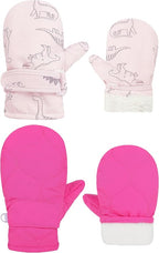 Toddler Gloves Kids Mittens Winter Warm Lined Fleece Gloves Waterproof Snow Baby Mitten for Boys Girls