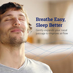 ZQuiet, Breathe, Anti-Snoring Nasal Dilator with Storage Case, Natural Snoring Solution, 2 Count, 30-Day Supply, Made in USA