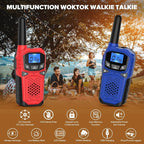Walkie Talkies for Adults- WokTok Long Range Two Way Radio for Camping Hiking Hand Held Hiking Accessories Camping Gear Xmas Birthday Gift for Kids,SOS Siren,NOAA Weather Alert,2 Radios