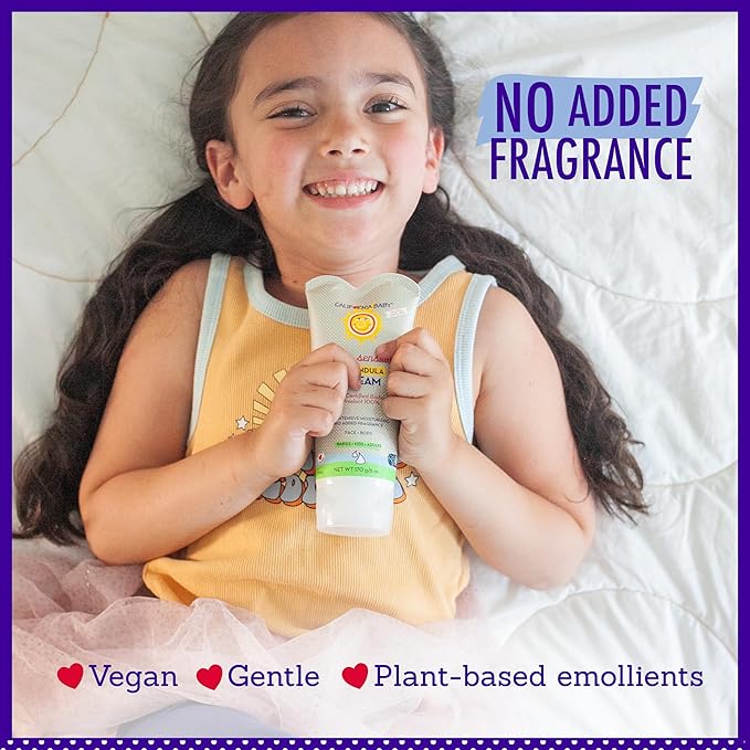 California Baby Calendula Cream | Soothing Baby Cream | Allergy Friendly | Plant-based | Soothes and Moisturizes Irritated, Dry Skin On Face and Body | 6 oz