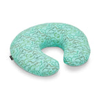 Dream On Me Beeboo Nursing Pillow and Positioner, Breastfeeding and Bottlefeeding Pillow, Removable and Washable Pillow Cover, Soft and Breathable Fabric, Green