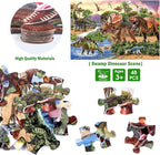 Jumbo Floor Puzzle for Kids,48 Piece Dinosaur Large Jigsaw Puzzles for Toddlers Ages 3-5,Children Learning Preschool Educational Dinosaur Toys,Christmas Birthday Gifts for Boys Girls Ages 4-8
