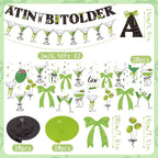 A Tini Bit Older Birthday Decorations, Pre-Strung Banners and 20 Hanging Swirls, Martini Party Decorations, Funny Adult Birthday Party Décor for Girls Women
