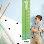 Personalized Kids Growth Chart - 12 Designs, 13oz Vinyl Height Measurement ft. cm, inches Chart for Toddlers - Ruler for Kids