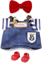 Clothes for 6.7in/17cm Doll, Set of 4 Cute Doll Accessories Includes Doll Hat+T-Shirt+Bib Pants+Shoes Set Premium Fashion Outfit for Collectors Unique Gift (Style A)