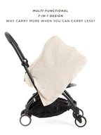 We are Amma | The Cocoon™ - Newborn Essentials Must Haves: Nursing Cover for Breast Feeding Essentials | Nursing Sweater Used as Breastfeeding Cover (Natural, Plus Size)