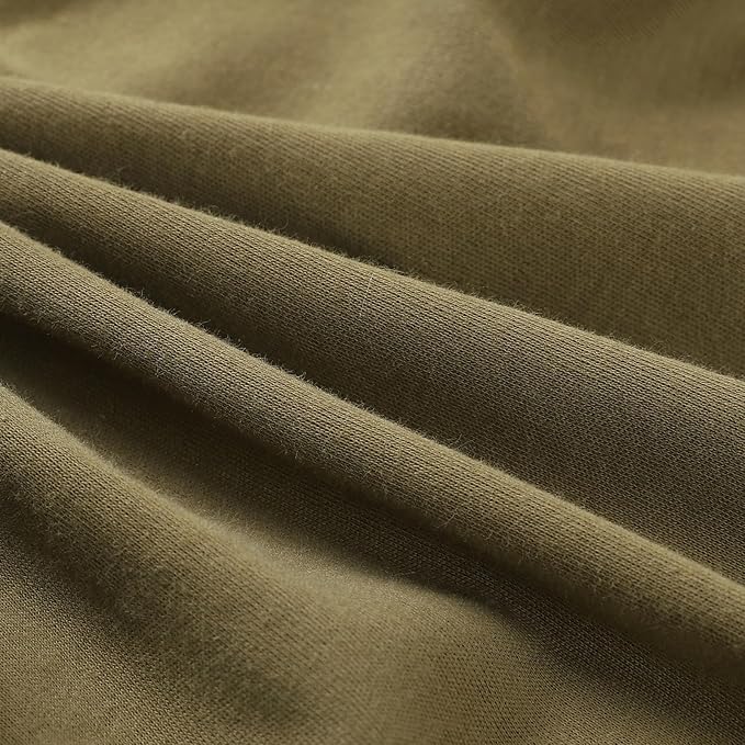 Onacosht 100% Organic Cotton Nursing Pillow Cover Soft Breathable Jersey Feeding Pillow Slipcover Fits Standard Infant Nursing Pillow or Positioner for Baby Boy and Girl, Olive