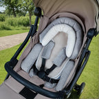 COOLBEBE Upgraded 3-in-1 Babybody Support & Strap Covers Set for Newborn Infant - Extra Soft Car Seat Insert Cushion Pad, Perfect for Carseats, Strollers, Swing