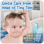 Ricitos de Oro 2-in-1 Baby Shampoo and Body Wash with Chamomile & Honey, Gentle Tear-Free Formula for Newborns & Toddlers, Sensitive Skin Care with Mild Scent, No Harsh Ingredients, 13.5 fl oz, 2-Pack