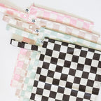 Tiny Twinkle Mess-Proof Waterproof Wet Dry Bag | 2-Pack Reusable Wet Bags for Swimsuits & Baby Clothes | Leakproof Wet Bag for Travel & Diaper Changes for Baby (Unisex Checkers)