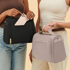 JuJuBe New Insulated Bottle Bag, Breastmilk Storage Bag for Baby Bottles, Travel Insulated Waterproof Lunch Bag or Cooler Bag for Nursing, Milk, Food, Baby Formula, Snacks, Black, Mothers Day Gift