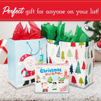 PREXTEX Christmas Wind up Stocking Stuffers - Santas and Snowmen Wind up Stocking Stuffers - Christmas Toys - 2 Santas, 1 Snowman, and 1 Reindeer.