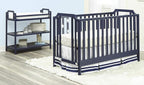 Suite Bebe Celeste Changing Table Safety Rail Included, Navy Blue