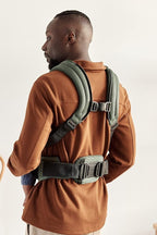 BabyBjörn Baby Carrier Harmony, Dark Green, 3D Mesh | 3-in-1 Ergonomic Baby Carrier; Newborn, Facing-in, Outward-Facing, and Back Carrying Positions Supported (7-40 lbs), Newborn to Toddler