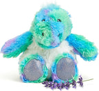 warmies Junior Microwavable & Weighted Stuffed Animals, Rainbow Dinosaur - Heated Stuffed Animal Plushie for Warmth & Comfort - Soft Plush Toys for Adults & Children (Boys, Girls, Babies & Toddlers)