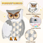 WERNNSAI Night Owl Piñata - Owl Wicked Pinata Hanging Woodland Forest Party Decorations for Kids Birthday Animal Shower Party Game Favor, with Blindfold and Bat