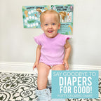 Hadley Designs Potty Training Chart for Toddlers Boys -10 Sticker Potty Chart for Toddlers Girls, 8.5x11" Potty Training Sticker Charts for Toilet Success, Safari Toddler Reward Chart for Kids