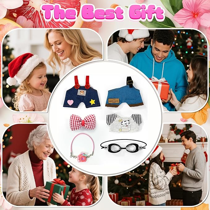 2 Sets Clothes for 17cm Doll, Cute Doll Clothes and Accessories, Outfit Sets 2025 Fashion Style