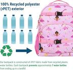 Wildkin ECO rPET 15-inch Kids Backpack – Sustainable, Padded, Adjustable – Ballerina