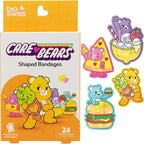 BioSwiss Care Bears Bandages, Sweet and Sour Care Bear Shaped Self Adhesive Bandage, Latex Free Sterile Wound Care, Fun First Aid Kit Supplies for Kids, 24 Count