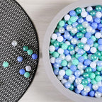 GOGOSO Ball Pits Balls for Toddlers Pack of 50 100 200 Plastics Shape Ball Non-Phthalate Non-BPA Non-Toxic 2.2-Inch Crush Proof Play Balls