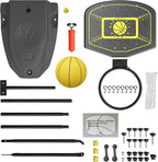 Kids Basketball Hoop Indoor Outdoor Portable Adjustable Height 3.6ft-6.2ft Toddler Basketball Hoop for Kids Boys Girls Age 3 4 5 6 7 8 Little Kids Basketball Goal Backyard Sports Toy Game Gifts