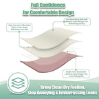 wegreeco Nursing Breast Pads (14 Pack) + Laundry Bag & Travel Storage Bag, 4.7 inch Option - Washable & Reusable Breastfeeding Nursing Pads (Mild, Large)