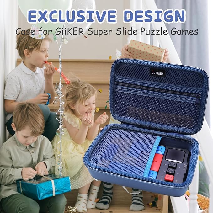 LTGEM Case Compatible with GiiKER Super Slide Puzzle Games, Blue