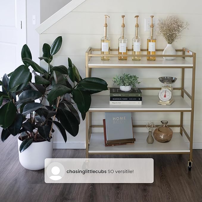 Delta Children Jade Changing Table/Cart, Ebony Melamine/Bronze