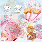 4 Sets DIY 3D House Sticker Make Your Own Mini Flower Shop, Bookstore, Cake Shop, Burger Shop Scenes Stickers for Kids Cartoon Scene Stickers for Adult Relief Stress Pass The Time