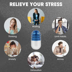 Fidget Toys Fidget Clicker Magnetic Metal Capsule Fidget Toys Fidget Slider, EDC Fidget Toy for Adults Teens, ADHD Anxiety Stress Relief Toys, Gift for Boyfriend, Husband and Father (Blue)