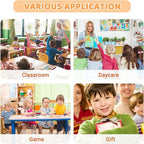 Alphabet Puzzle Wooden Puzzles for Toddlers 3 4 5 Year Old, ABC Shape Learning Toddler Toys with Puzzle Board & Letter Blocks, Preschool Educational for Girls Boys, Puzzle Geometric