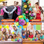 Libima 9 Pcs Mini Stuffed Animals Keychains 3.15 Inch Small Plush Cute Ornaments Bulk Toys for Baby Shower Birthday Party Decors Gift Bags Fillers Halloween Christmas Basket Stuffers(Monsters)