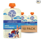 Peter Rabbit Organics SUPER Oats & Seeds, Apple & Blueberry, 4 oz Pouches, (Pack of 10)