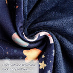 Nursing Pillow Cover 1 Pack, DAYEEBALL Double-Sided Removable Nursing Cover for Baby Girls Boys Newborn, Stretchy and Soft Reversible Slipcover for Breastfeeding Pillow, Space(Only Cover)