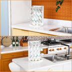 Yieach Larger Vertical Baby Bottle Drying Rack - BPA Free - Space Saving Feeding Bottles Drying Rack Holder for Countertop,Baby Bottle Holder Storage Station for Pacifiers,Pump Accessories Stand,Grey